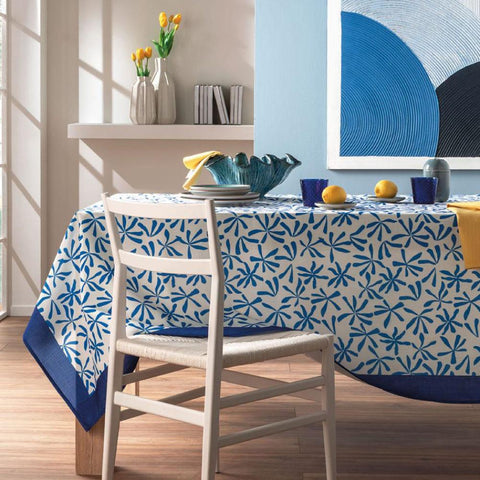 Tovaglia Giglio del nilo antimacchia 155 x 180 cm - 6 posti