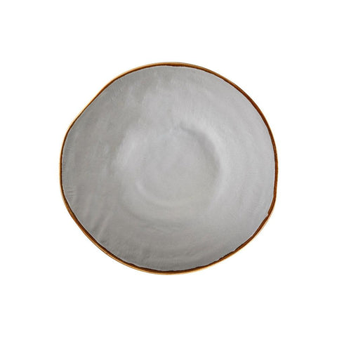 Mediterraneo Piatto Piano in Gres Fango