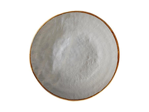 Mediterraneo Piatto Dessert in Gres Fango