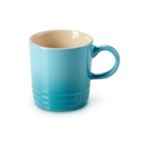 Tazza Espresso London in gres vetrificato blu caribe 100 ml