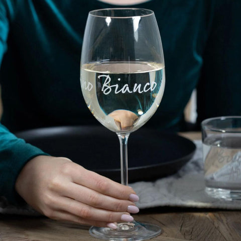 Set 2 calici calice vino bianco