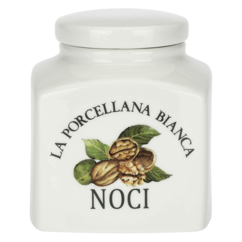 Barattolo Deco Porcellana Noci 0,5L Conserva