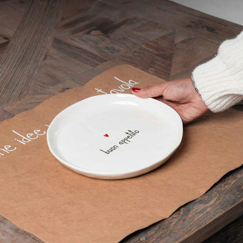 Set 2 Piatti da dessert Buon appetito