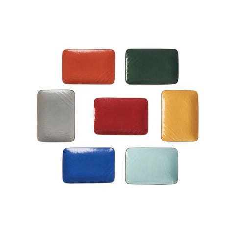 Mediterraneo Piatto Rettangolare Fango