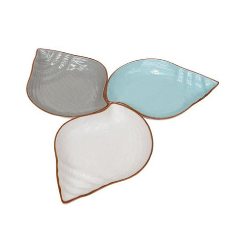 Mediterraneo Ciotola Conchiglia 3 Colori Assortiti