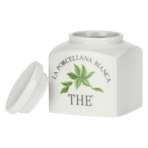 Barattolo Porcellana decorato Tè Conserva