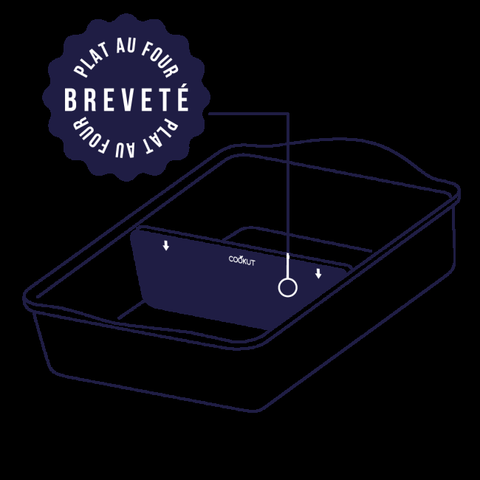 l' incredibile pirofila 40x30         marshmallow