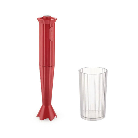 Plissè frullatore a immersione rosso