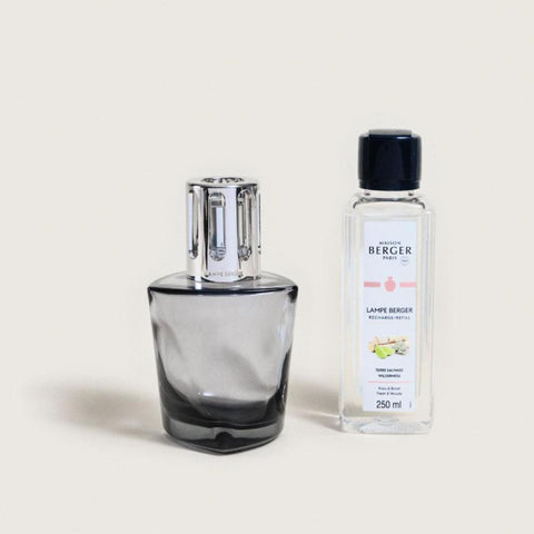 Lampada catalitica Cofanetto TERRA Noir con 250ml di Terre Sauvage