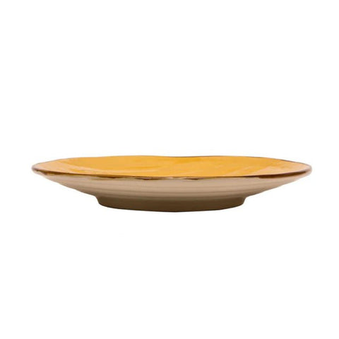 Mediterraneo Piatto Piano in Gres Giallo
