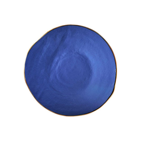 Mediterraneo Piatto Piano in Gres Blue