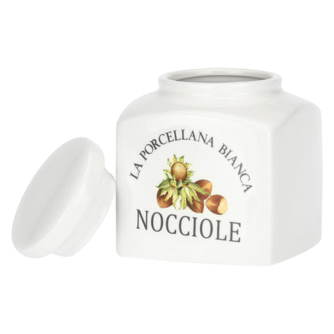 Barattolo Deco Porcellana Nocciole 0,5L Conserva
