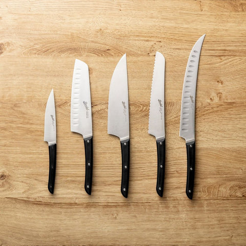 COLOR COLTELLO SANTOKU 18 CM NERO berkel