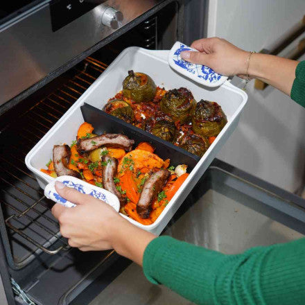 Teglia da forno regolabile bianco (polare) L'incredibile Cookut