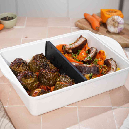 Teglia da forno regolabile bianco (polare) L'incredibile Cookut