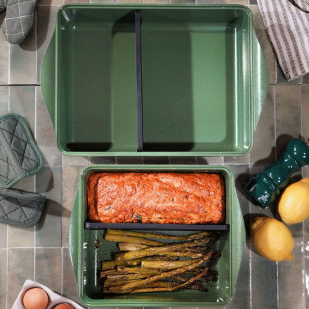 Teglia da forno regolabile felce (verde) L'incredibile Cookut