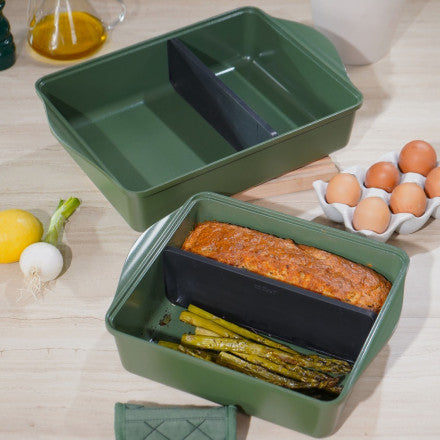 Teglia da forno regolabile felce (verde) L'incredibile Cookut
