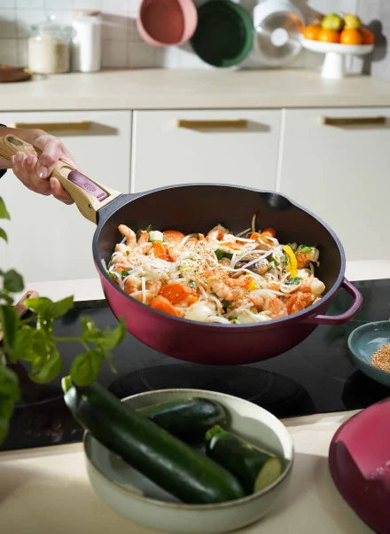 La favolosa padella 28 cm  verde (baldacchino) cookut