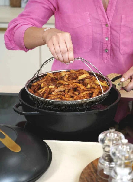 La favolosa padella 28 cm  verde (baldacchino) cookut