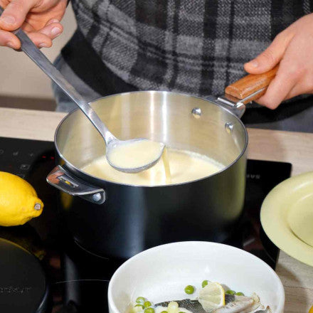 Meravigliosa pentola in acciaio inossidabile 16cm nero (grafite) cookut