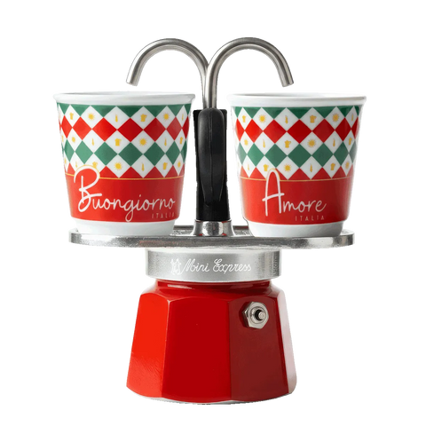 Set Mini Express Tricolore Bialetti