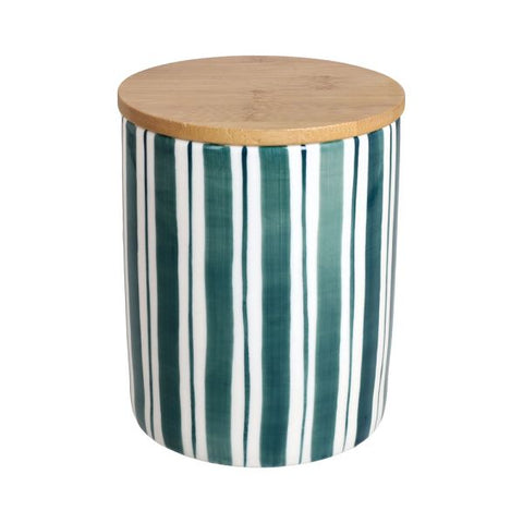 Barattolo con coperchio 1100 cc New Bone China Verde Tognana