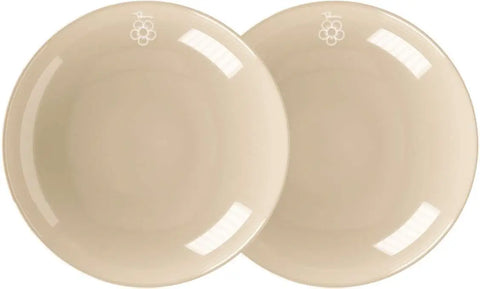 Set 2 piatti fondi in porcellana Happy Elegance