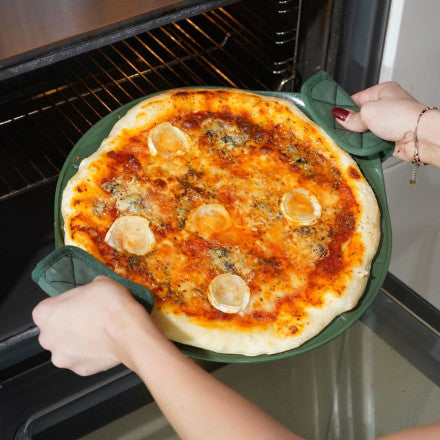 Il fantastico piatto di pizza  Verde Cookut