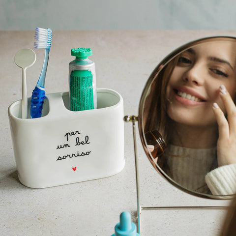 Portaspazzolino XL Per un bel sorriso Simple Day