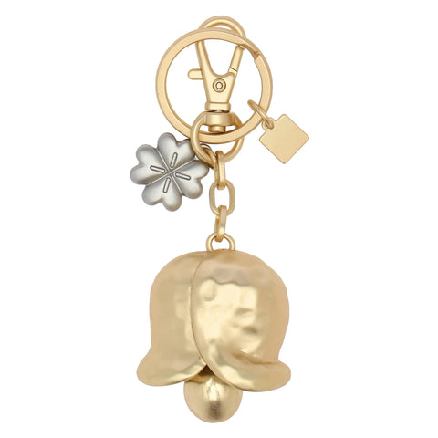 Portachiavi in metallo tulipano