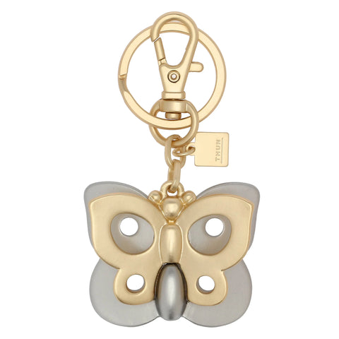 Portachiavi in metallo farfalla