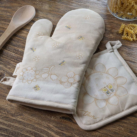 THUN® Set 2 pezzi Presina e Guantone Elegance Standard Beige