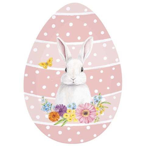 Piatto portata 30x21 rosa Hegg Hunt Easy life