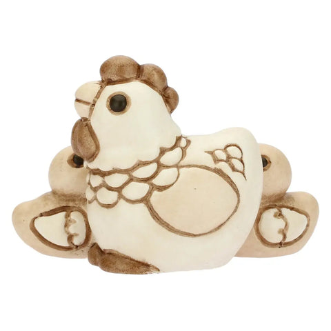 Gallina con pulcini Presepe Classico Thun