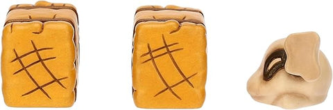 Set sacco e balle di fieno in ceramica