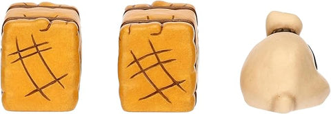 Set sacco e balle di fieno in ceramica