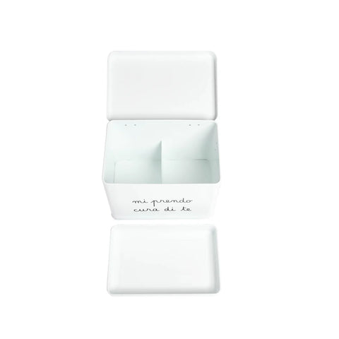 Scatola in acciaio verniciato Mi prendo cura di te  Piccola da Simple Day