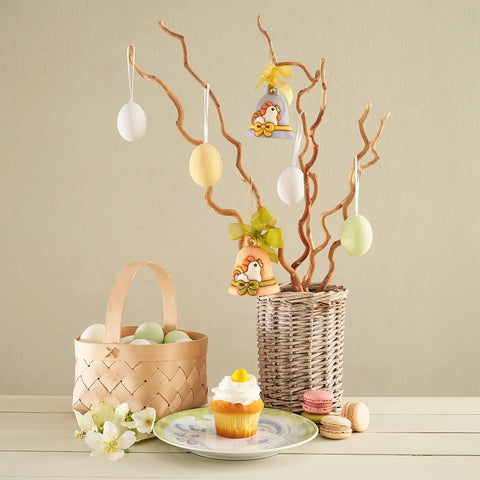 Campanella azzurra Limited Edition in ceramica Pasqua 2025