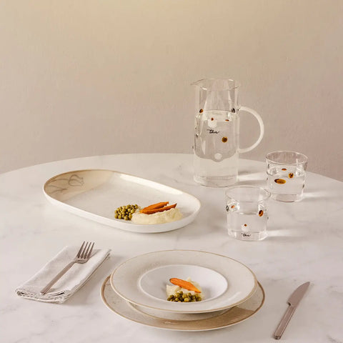 Piatto portata in porcellana, Pure Elegance Thun