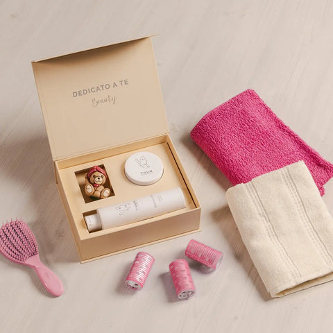 Beauty box con Teddy in ceramica Thun