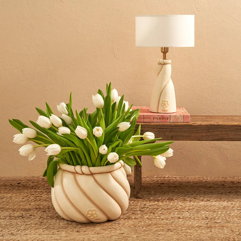 Lampada in ceramica Twist, piccola