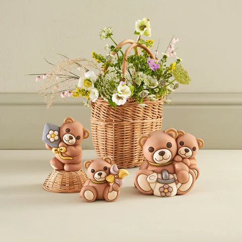 Teddy in ceramica medio con aquilone