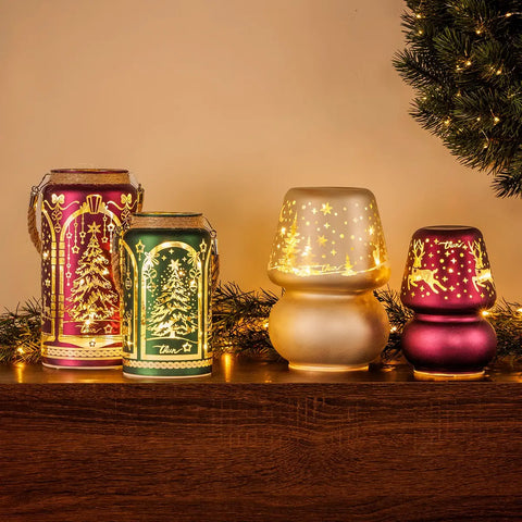 Lanterna led Natale, media Thun