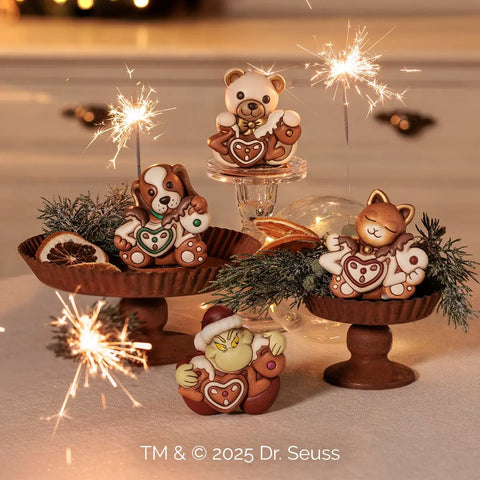 Grinch Buon Anno 2026 in ceramica