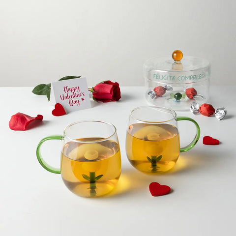 Scatola porta bon bon in vetro Thun