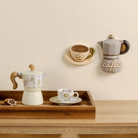 Decorazione da parete tazzina in ceramica Country Bloom, piccola Thun
