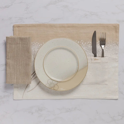 Set tovaglietta con tovagliolo, Pure Elegance Thun