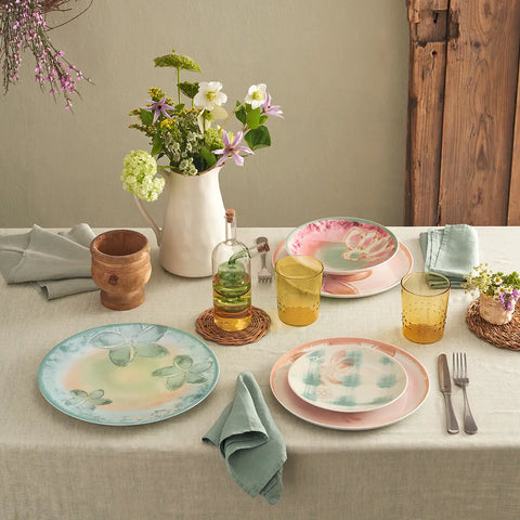 Set 2 bicchieri acqua in vetro Bloomia