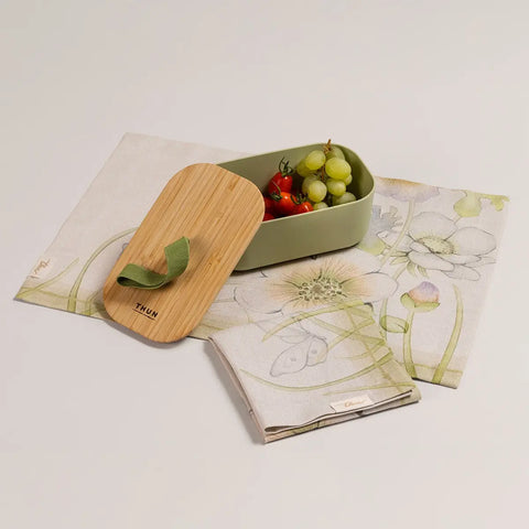 Set 2 tovagliette antimacchia e porta pranzo Bloom Thun