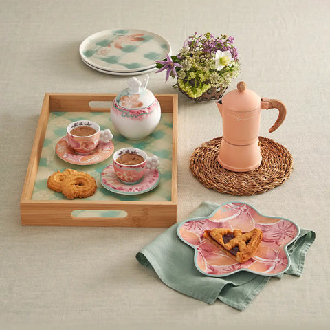 Set 2 tazze in porcellana Bloomia medie